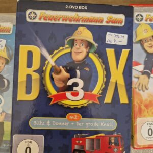 DVD Box 3 DVD's Feuerwehrman Sam