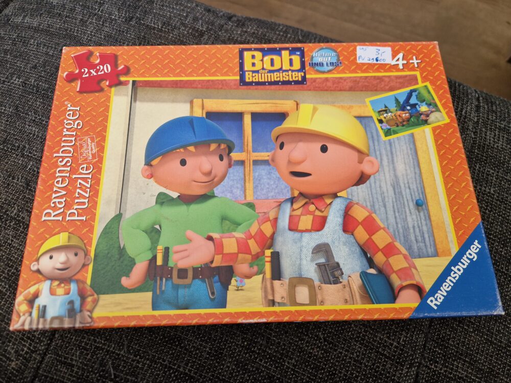Puzzle 2x 20 teile Bob der Baumeister