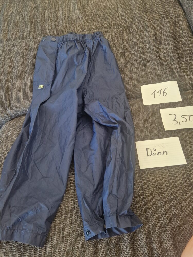 Hose lang Regenhose 116