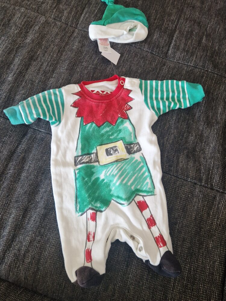 Weihnachten Set Tagesanzug mit Mütze ca 48 50