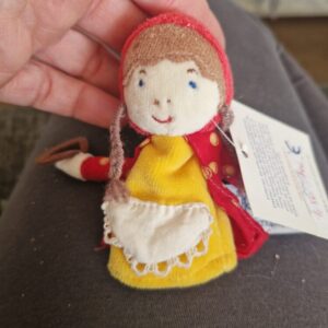 Neu Spielzeug Fingerpuppe Rotkäppchen