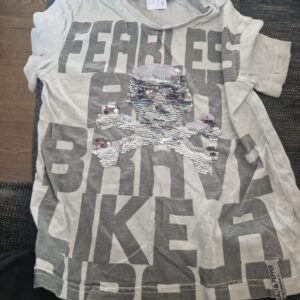 T Shirt 104 110 Salt and Pepper